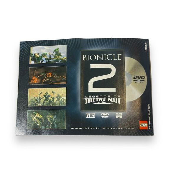 Vintage LEGO BIONICLE Vahki Zadakh Metru Nui 8617 Complete Set with Canister - Picture 13 of 13